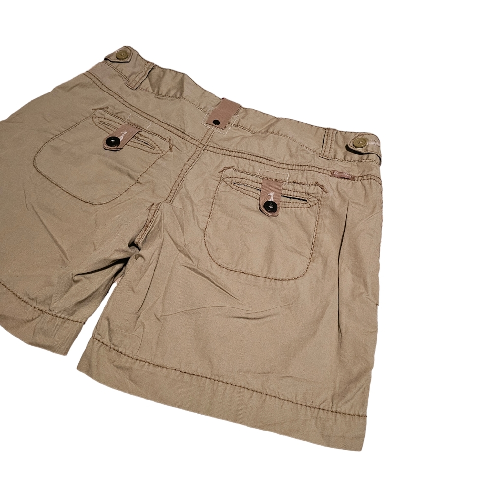 Union Bay Lightweight Shorts Tan Beige 100% Cotton Size 9 - Picture 6 of 14